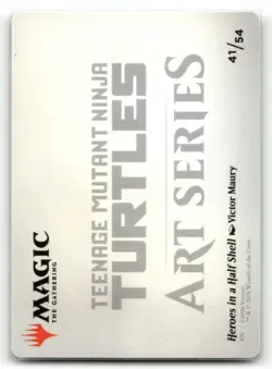 Heroes in a Half Shell Art Card #41 Teenage Mutant Ninja Turtles - Image 2