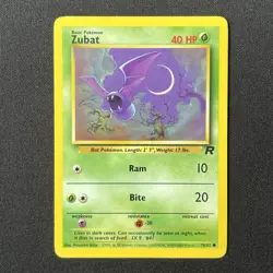 Zubat 70/82 Team Rocket Pokemon Card - Image 2