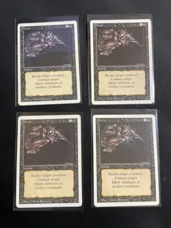 MtG X4 Terror Revised Magic The Gathering (Instant) - Image 1