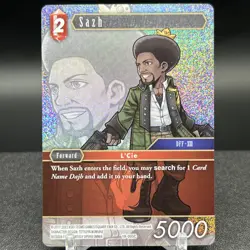 Sazh 19-005C Foil Final Fantasy Card - Image 1