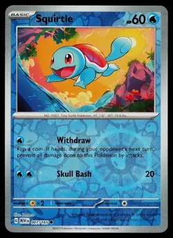 Pokemon Card Squirtle 007/165 Reverse Holo Costco Exclusive - Image 1