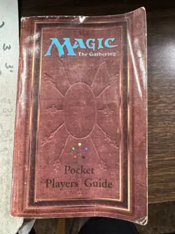 Magic The Gathering 1994 Pocket Players Guide Rulebook Vintage Book FREE US SHIP - Image 1