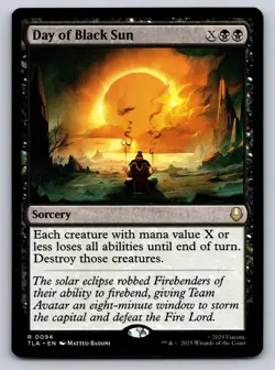 Day of Black Sun 94 Rare Avatar: The Last Airbender Magic: The Gathering NM - Image 1