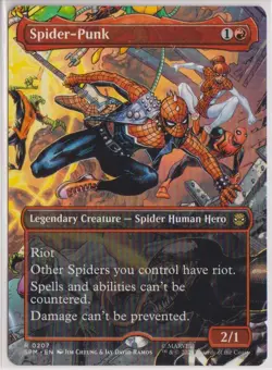 Mtg Spider-Punk (0207) (Borderless) Marvel's Spider-Man Regular - Image 1