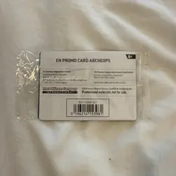 Archeops Pokemon TCG Promo Card Fossil Field Museum Chicago Exclusive - Image 2