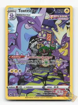 Pokemon TCG - Toxtricity GG09/GG70 NM Holo Crown Zenith Galarian Gallery - Image 1
