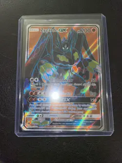 Zygarde GX 123/131 SM Forbidden Light Full Art Holo English 200 HP - Image 1