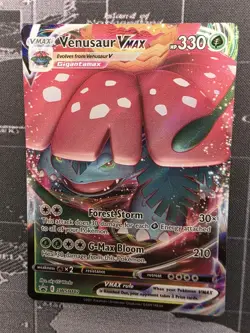 Pokemon TCG Venusaur VMAX SWSH102 Full Art Holo Black Star Promo - Image 3