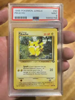 1999 Pokemon Jungle Pikachu #60 PSA 9 MINT 60/64 🔥 - Image 1