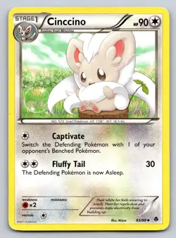 Cinccino 85/98 Uncommon Emerging Powers Pokemon Lightly Played - Image 1