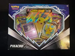 Pokemon TCG Pikachu V Box w/ 2 Brilliant Stars Booster Packs + 2 More🔥 - Image 1