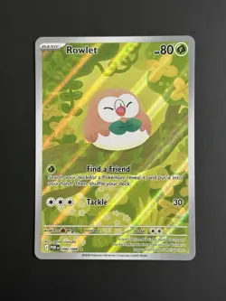 Pokemon Rowlet 090/088 Illustration Rare Perfect Order - Image 1