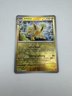 Pokemon Reverse Holo Jolteon SV: Scarlet & Violet 151 135/165 NM English - Image 1