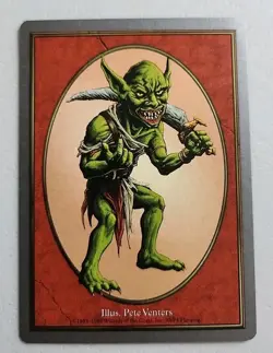 Goblin Token Unglued Regular NM Near Mint MTG - Image 1