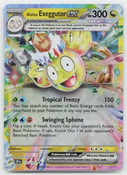 Alolan Exeggutor ex 133/191 Double Rare Surging Sparks Pokemon Near Mint - Image 1