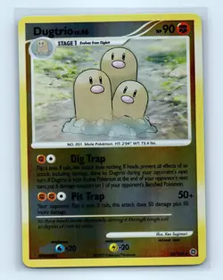Pokemon tcg Secret Wonders Dugtrio Near Mint or Better - Image 1