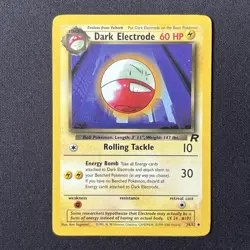 Dark Electrode 34/82 Team Rocket Pokemon Card Pokemon Card - Image 2