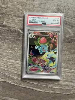 2025 POKEMON MEG EN-MEGA EVOLUTION ILLUSTRATION RARE #134 IVYSAUR PSA 10 - Image 1