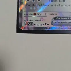 Pokemon TCG Meowth ex 062/088 Holo 170 HP PT 2026 - Image 5