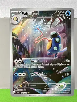 Pokemon TCG Palpitoad Illustration Rare Black Bolt 104/086 - Image 1