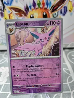 Pokemon | Espeon Reverse Holo | 033/131 | Prismatic Evolutions | Pack Fresh - Image 1