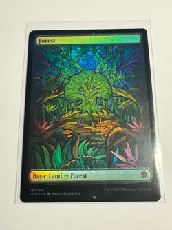 Forest (Showcase) Dominaria United Foil MTG NM - Image 1