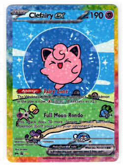 POKEMON - BUBBLE FRIENDS - CLEFAIRY EX * FAN ART * - Image 1