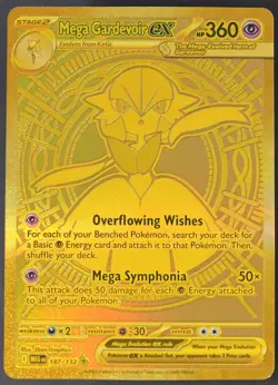 Pokemon - Mega Gardevoir ex - 187/132 - Mega Evolutions - Hyper Rare - LP/NM - Image 2
