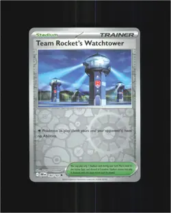 Team Rocket's Watchtower 180/182 Destined Rivals Pokemon Reverse Holo NM - Image 1