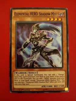 Yu-Gi-Oh Elemental HERO Shadow Mist SDHS-EN001 - Image 1