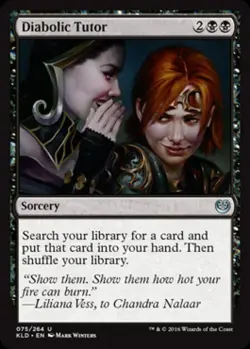 Diabolic Tutor - Light Play MTG Kaladesh - Image 1