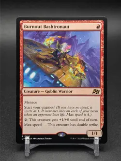 MTG Aetherdrift #115 Burnout Bashtronaut NM Magic the Gathering - Image 1