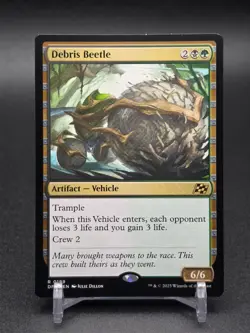 Debris Beetle Card # 199 Rare Aetherdrift MTG Magic the Gathering - Image 1