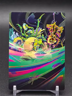 Gold Stamp Art Series THUNDERING BROODWAGON mtg Aetherdrift - Image 1