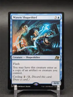 MTG Magic 1x Waxen Shapethief (M/NM) Aetherdrift Rare #74 Normal Gathering - Image 1