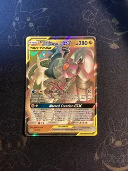 Pokemon Card Arceus & Dialga & Palkia GX Tag Team Ultra Rare - Image 1