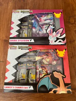 Pokemon TCG - Celebrations 25th Anniversary Lances Charizard & Dark Sylveon Set - Image 3