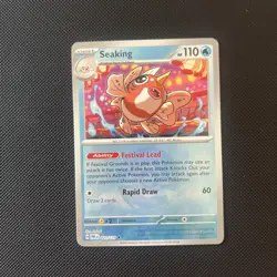Pokemon TCG Seaking (Poke Ball Pattern) 021/131 Sv: Prismatic Evolutions Holo NM - Image 1