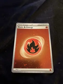 151 Cosmos Holo Basic Fire Energy 002 2023 Pokemon - Image 1