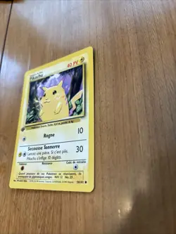 1st Edition Pikachu French 58/102 Pokemon TCG Never Played Pokemon de base - Image 4