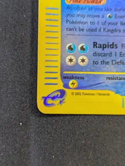 Pokemon TCG Kingdra 019/147 Aquapolis Reverse Holo, Vintage, MP! - Image 5