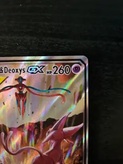 Espeon & Deoxys GX SM240 NM (See Pics) 2020 Pokemon Sun & Moon Tag Team Promo - Image 4
