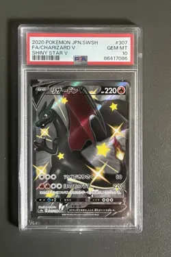 Pokemon PSA 10 Charizard V #307 S4a Full Art Shiny Star V 2020 Japanese - Image 1