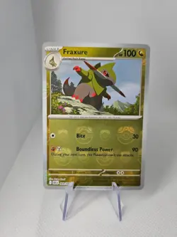 Fraxure Masterball Reverse Holo 069/086 Black Bolt White Flare Pokemon TCG - Image 1