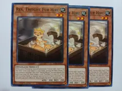 Yugioh Rex, Freight Fur Hire X3 Common MP23-EN175 1st Ed Near Mint Playset - Image 1