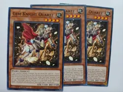 Yugioh Gem-Knight Quartz X3 Common MP23-EN123 1st Ed Near Mint Playset - Image 1