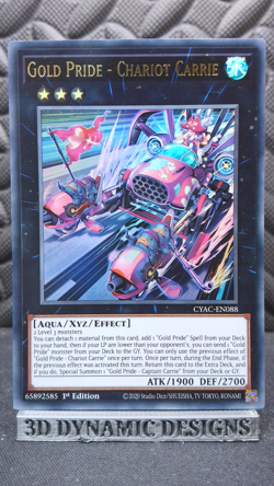| Yugioh Gold Pride - Chariot Carrie CYAC-EN088 1st Edition Ultra Rare NM 🔥 | - Image 1