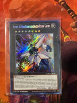 RA02-EN036 Number 38: Hope Harbinger Dragon Titanic Galaxy Secret Rare YuGiOh! - Image 1
