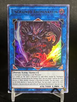 Unchained Abomination CHIM-EN045 Ultra Rare 1st Ed NM Yugioh - Image 1