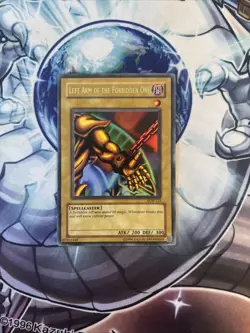 (20) Left Arm of the Forbidden One LOB-123 Yugioh TCG Card Unlimited LP - Image 1